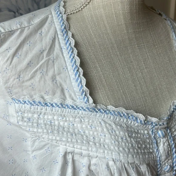 Eileen West Long Sleeve Cotton Nightgown - Picture 2 of 12